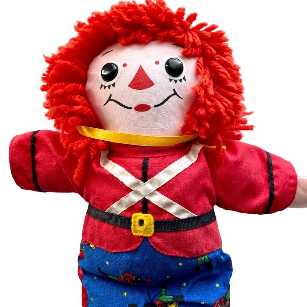 1997 Vintage HASBRO Raggedy Andy Doll Toy Johnny Gruelle Collectors Edition